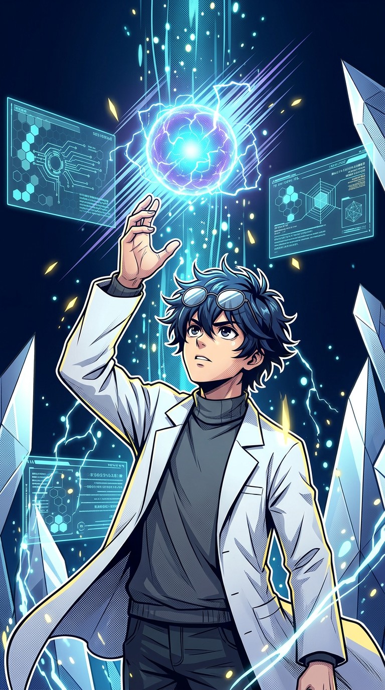 Free Anime Science Power Image - Anime, Manga, Scientist | Download at ...