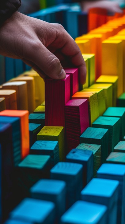 Free Colorful Blocks Alignment Image - Colorful, Blocks, Child ...