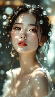 Peerlessly Beautiful Free Luminous Pearl Portrait Image - Ethereal, Luminous, Pearlescent ...