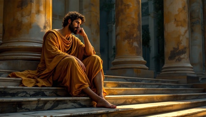 Free Ancient Wisdom Contemplated Image | Download at StockCake