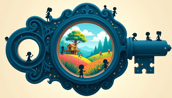 Treehouse Keyhole Free Keyhole to Wonder Image | Download at StockCake