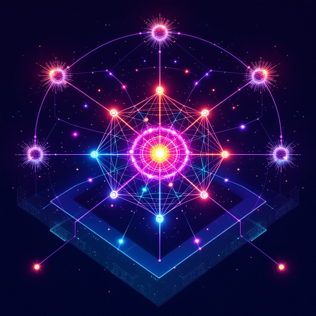 Free Glowing Data Network Image - Network, Data, Cyberpunk | Download ...