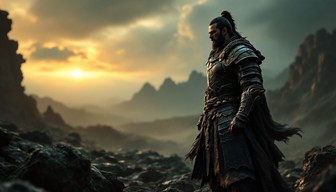 Free Warrior Awaits Battle Image - Warrior, Armor, Dawn | Download at ...