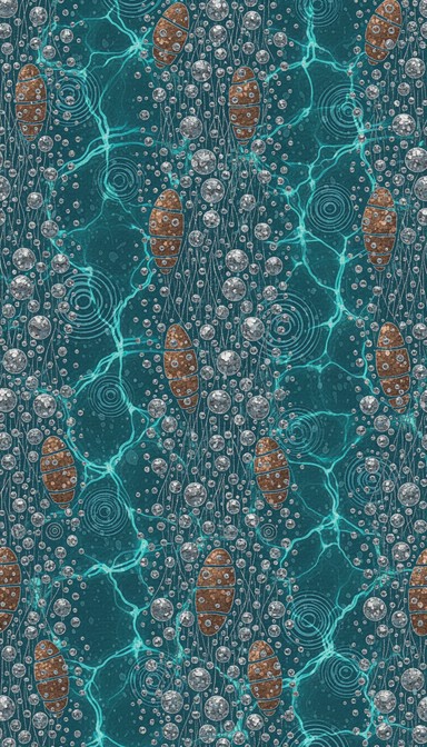 Free Glowing Water Bubbles Image - Bubbles, Aquatic, Cyan | Download at ...