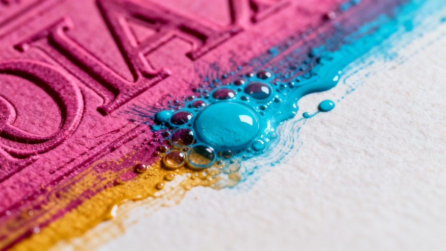 Paper With Ink Free Ink Meets Paper Image - Ink, Paper, Blue | Download at StockCake