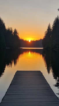 Free Sunset Lake View Image - Sunset, Lake, Tranquility | Download at ...