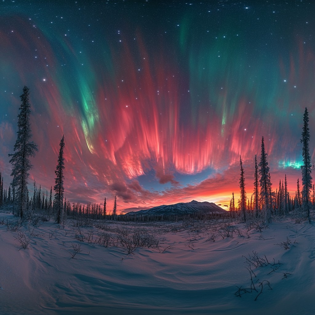 Free Vibrant Aurora Display Image - Aurora, Northern, Lights | Download ...