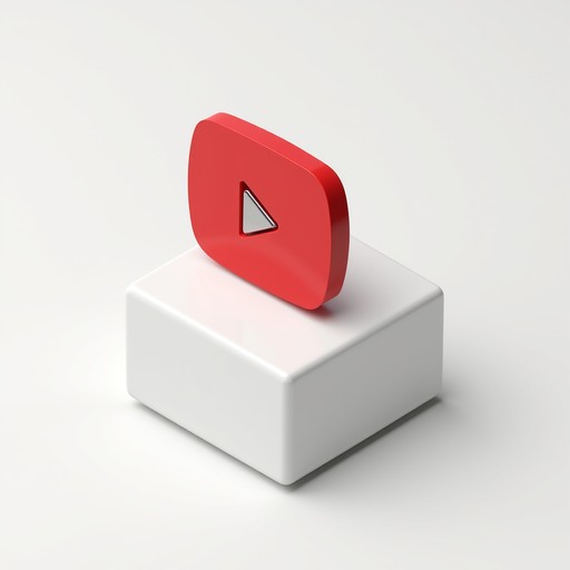 Free Minimalist YouTube Icon Image - Youtube, 3d, Red | Download at ...