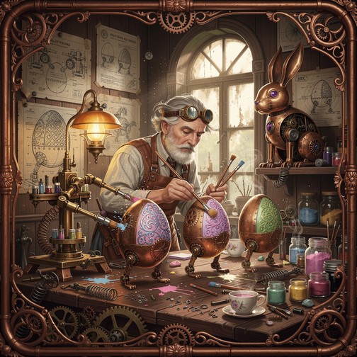 Free Steampunk Easter Workshop Image - Steampunk, Victorian, Inventor ...