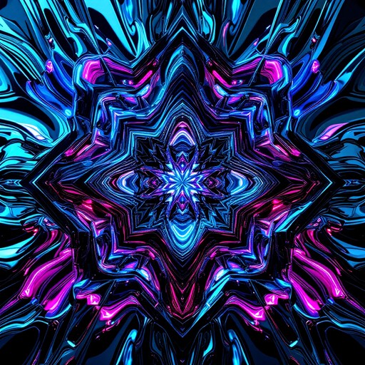 Download Neon Liquid Mandala Stock Images for Free | StockCake