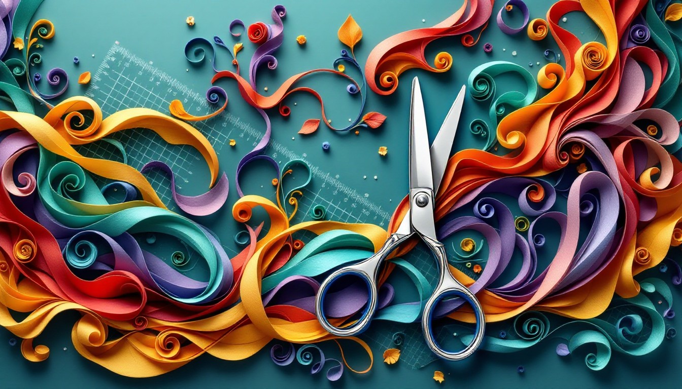 Paper Scissors Based Free Paper Scissors Art Image - Quilling, Scissors, Paper | Download at ...
