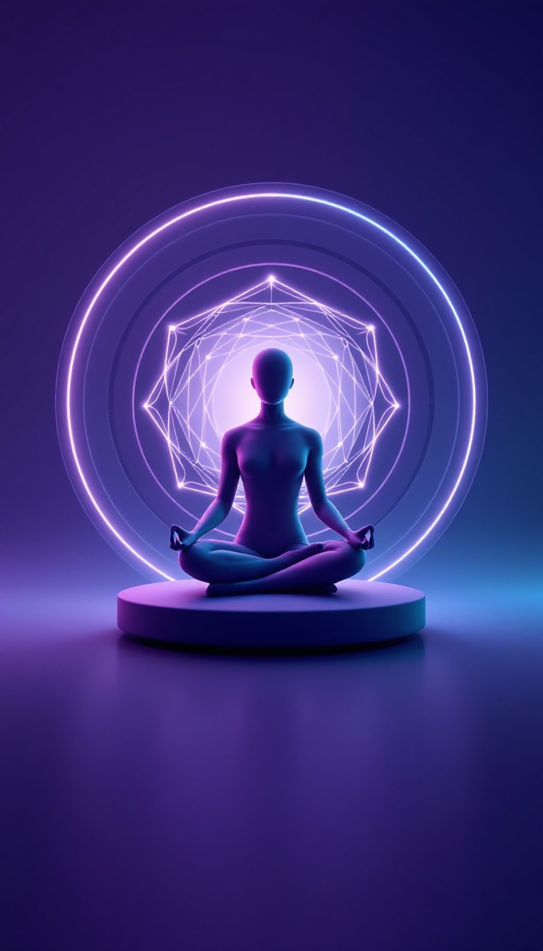 Free Digital Zen Master Image - Meditation, Geometric, Purple ...
