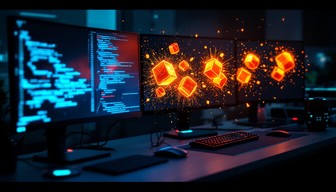 Free Code Creates Animation Image - Workspace, Developer, Coding ...