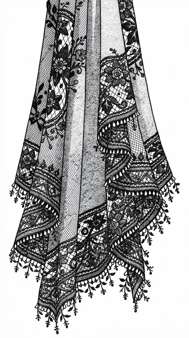 Free Delicate Lace Illustration Image - Lace, Fabric, Textile ...