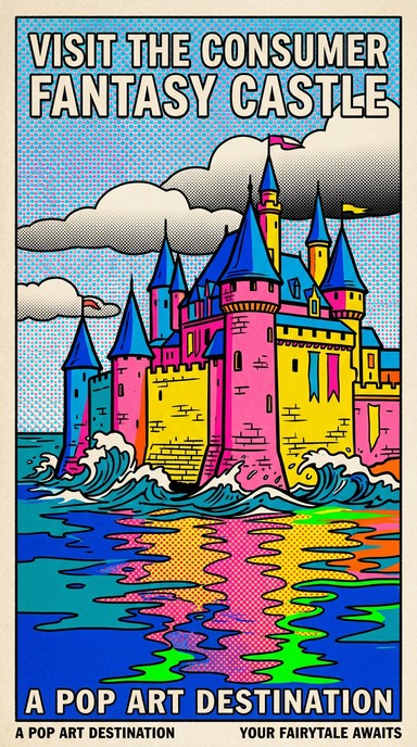 Free Pop Castle Fantasy Image - Castle, Fortress, Waterfront | Download ...