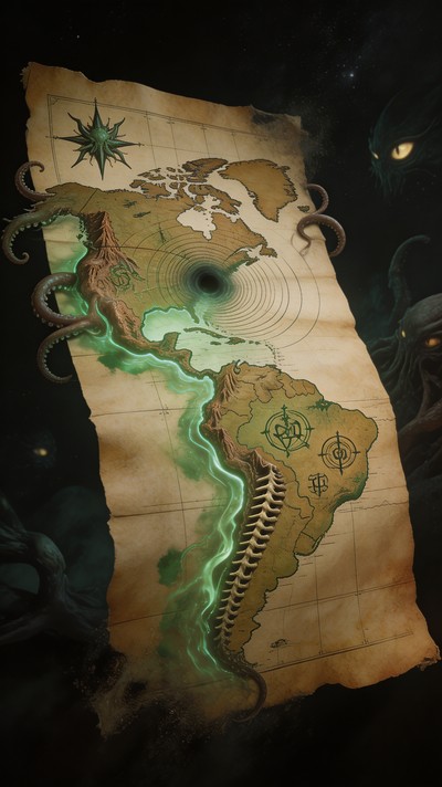 Free Tentacled Map Horror Image - Tentacles, Map, Horror | Download at ...
