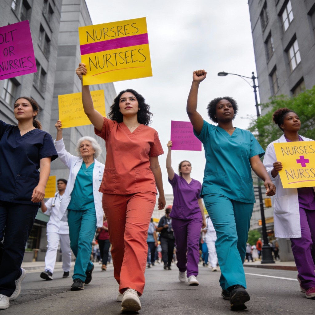 Free Healthcare Workers Unite Image - Nurses, Healthcare, Protest ...