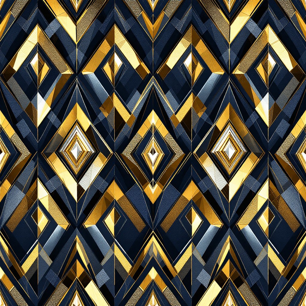 Free Metallic Diamond Pattern Image - Geometric, Artdeco, Metallic ...