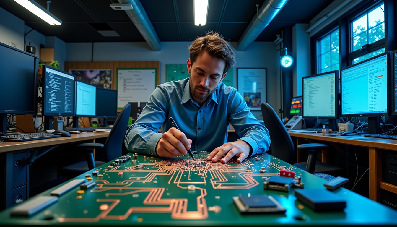 Free Circuit Board Engineering Photo Electronics Engineering