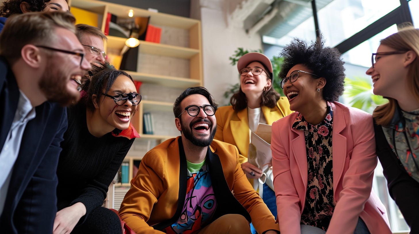 Free Joyful Group Gathering Image - Friends, Laughter, Gathering ...