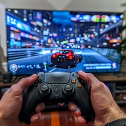 Free Gaming Session Action Image - Gaming, Racing, Controller ...