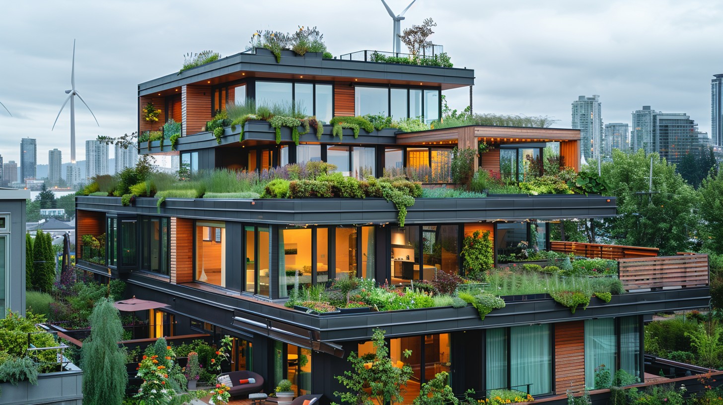 Free Eco-friendly Urban Residence Image - Architecture, Sustainability ...