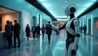 Free Futuristic Robot Guide Image - Robot, Futuristic, Technology ...