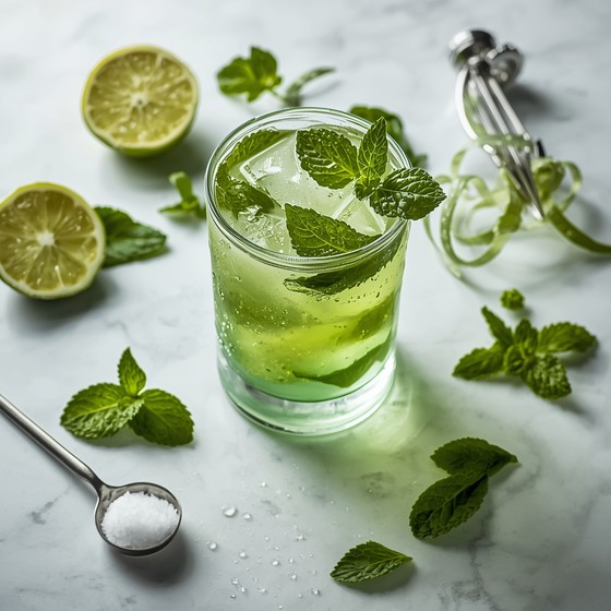 Free Golden Green Refreshment Image - Mocktail, Wellness, Healthy ...