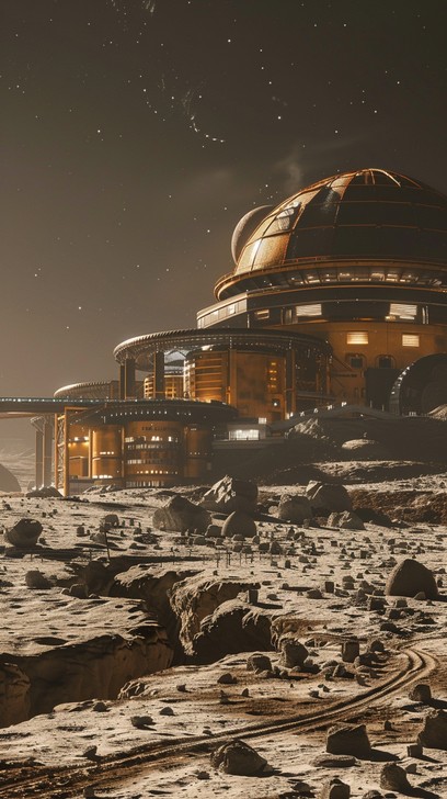 Free Futuristic Martian Observatory Image - Mars, Observatory, Future ...
