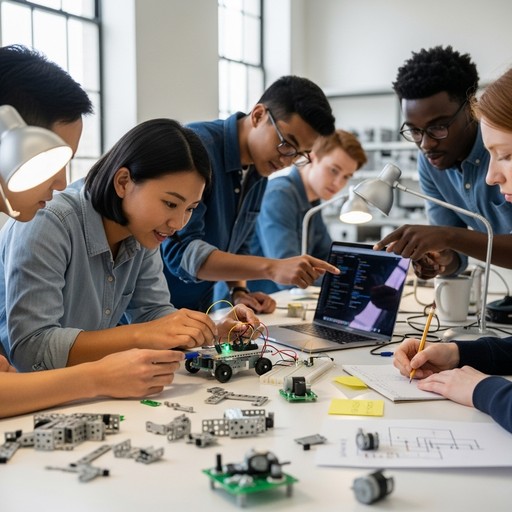 Free STEM teamwork moment Photo - Technology, Education, Robotics ...