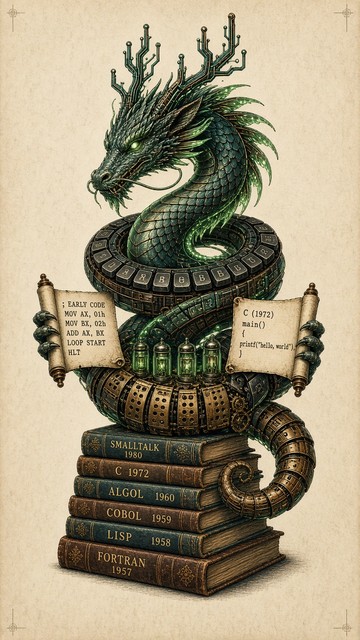 Download Dragon Of Code Stock Images for Free | StockCake