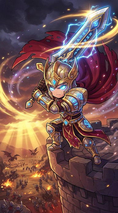 Free Epic Chibi Warrior Image - Chibi, Warrior, Anime | Download at ...