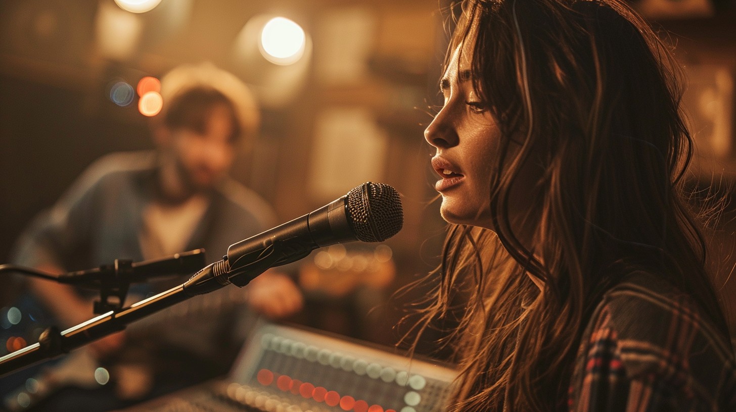 Free Singer's Studio Session Image - Singer, Studio, Microphone ...