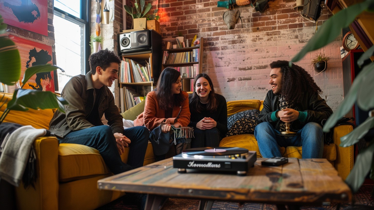 Free Friends Enjoying Together Image - Friends, Laughter, Living Room ...