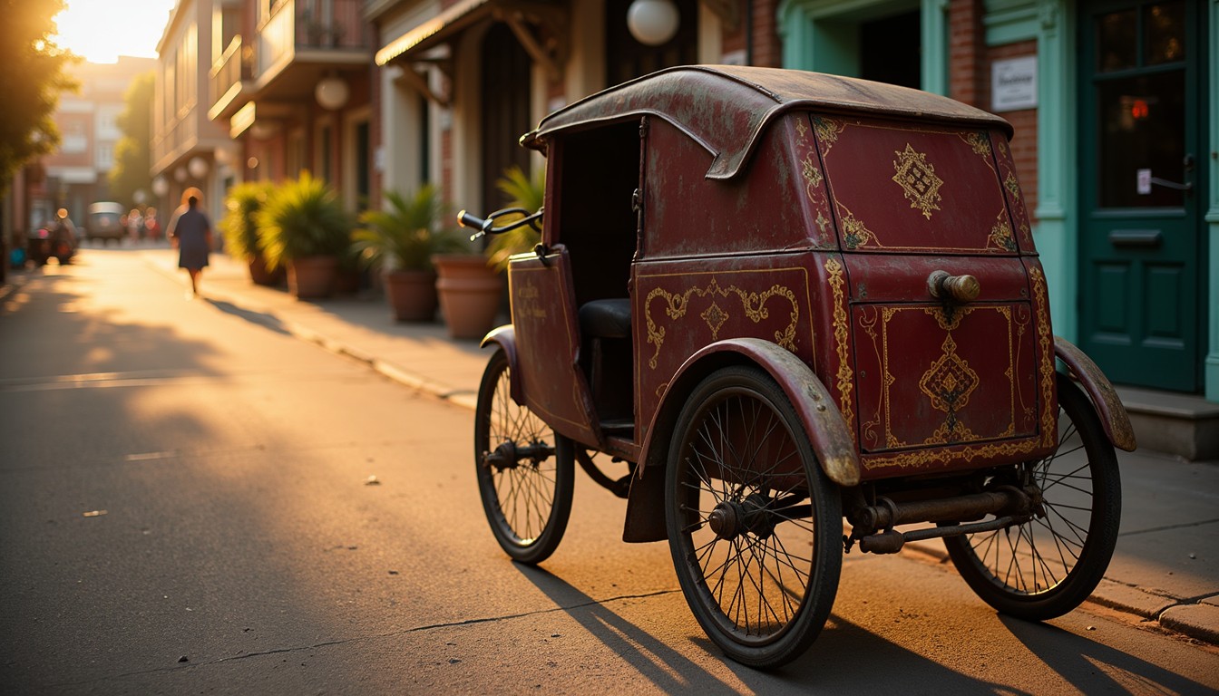 Free Vintage Burgundy Rickshaw Image - Rickshaw, Vintage, Burgundy ...