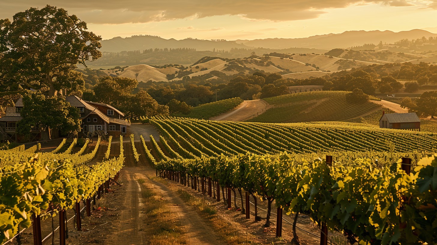 Free Golden Vineyard Sunset Image - Vineyard, Sunset, Golden | Download ...