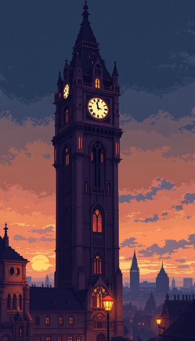 Free Gothic Pixel Spire Image - Pixelart, Gothic, Tower | Download at ...