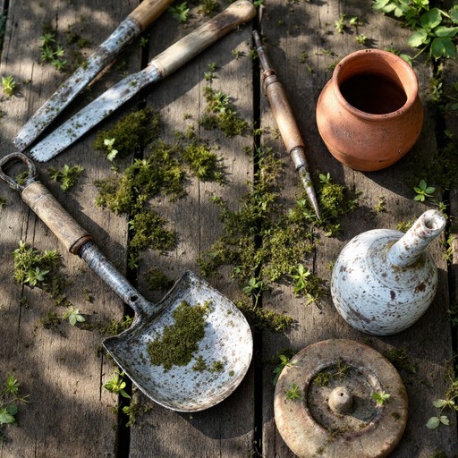 Rustic Garden Tools Free Rustic Garden Tools Image - Gardening, Tools, Terracotta ...