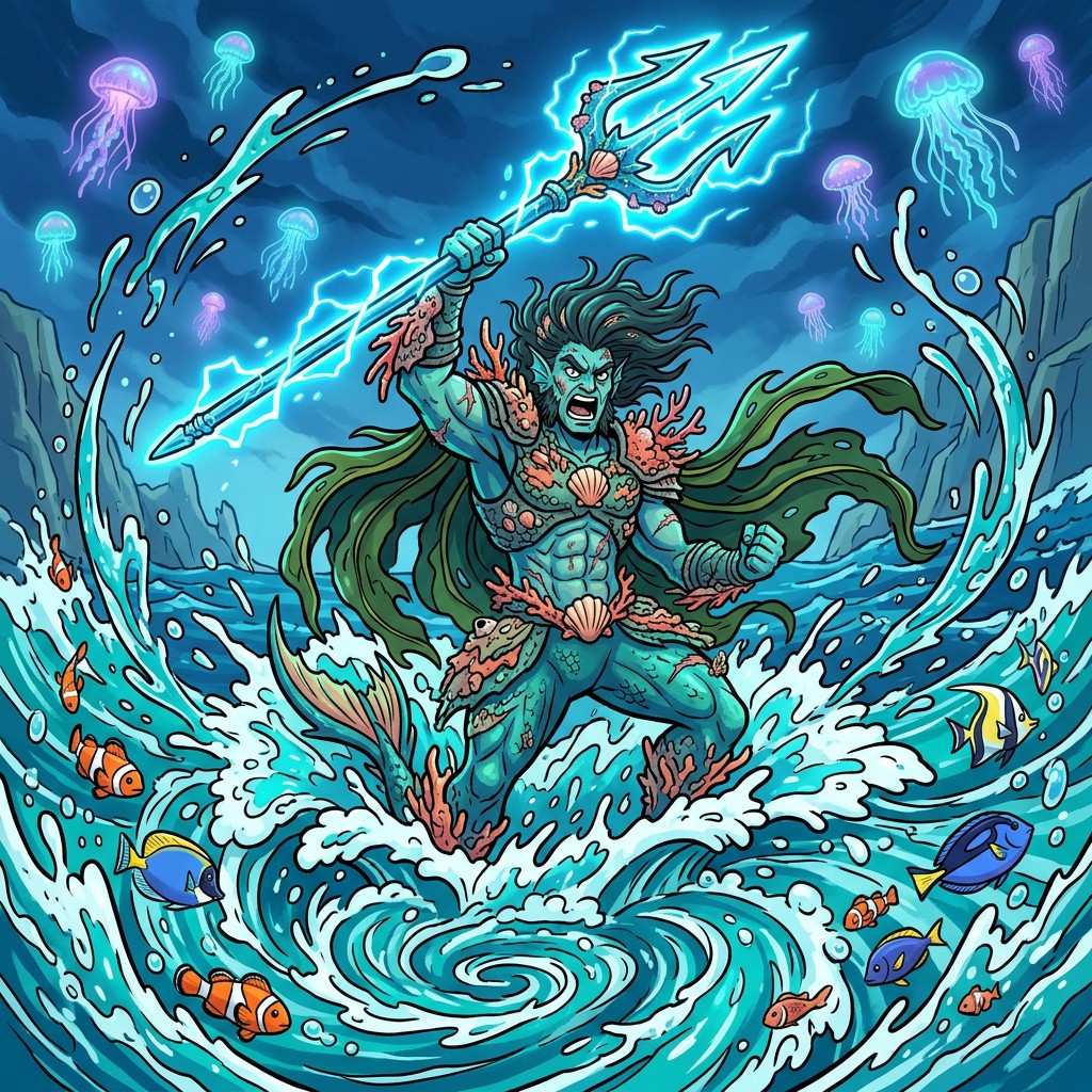 Free Ocean Warrior Rising Image - Warrior, Ocean, Sea | Download at ...