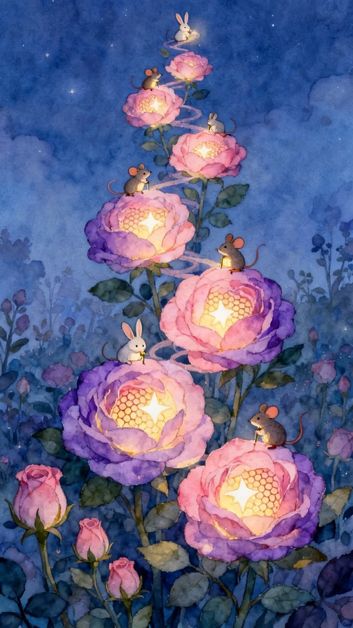 Free Glowing Rose Path Image - Roses, Glowing, Magical | Download at ...