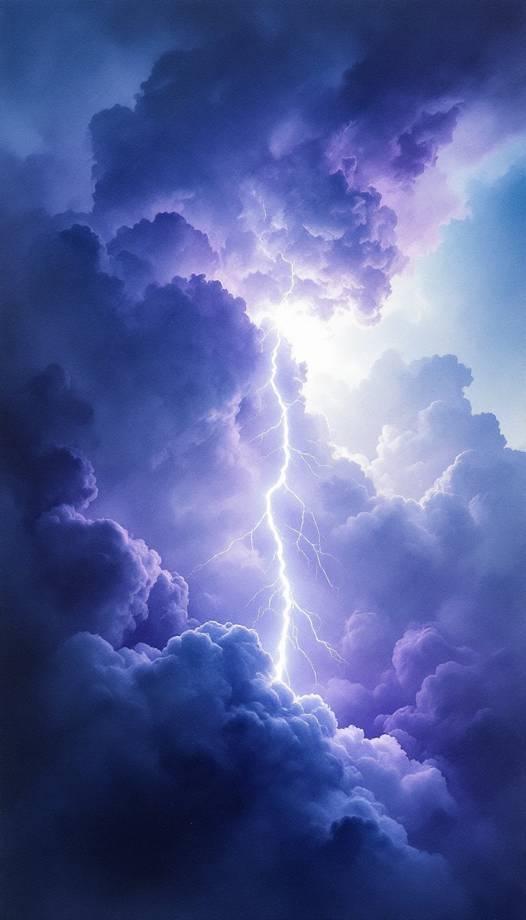 Free Lightning Pierces Night Image - Lightning, Storm, Thunder ...