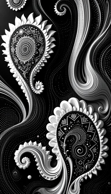 Free Spiraling Paisley Elegance Image - Abstract, Paisley, Spiral ...