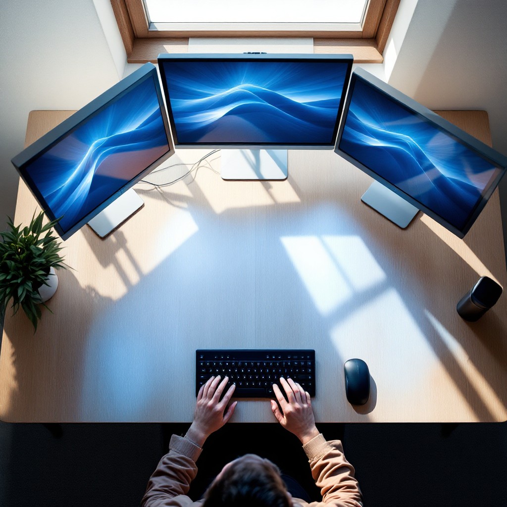 Free Minimalist Tech Setup Photo - Workspace, Minimalist, Monitors ...