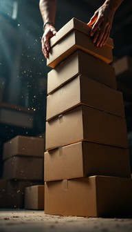 Free Towers of Boxes Image - Boxes, Cardboard, Tower | Download at ...