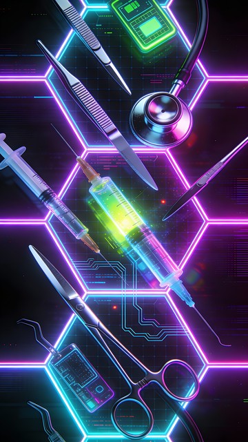 Free Neon Medical Technology Image - Cyberpunk, Medical, Neon ...