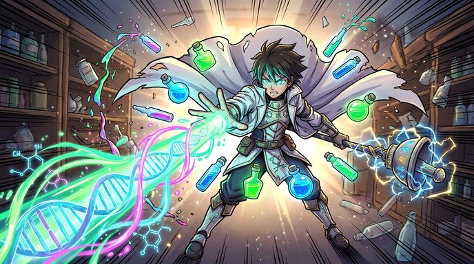 Anime Exploded Lab Free Alchemical Battle Unleashed Image - Anime, Pharmacist, Warrior ...