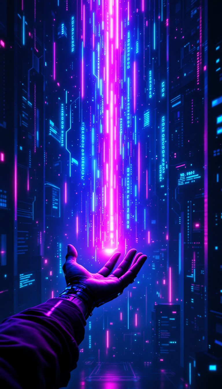 Free Digital Download Visualization Image - Cyberpunk, Digital ...
