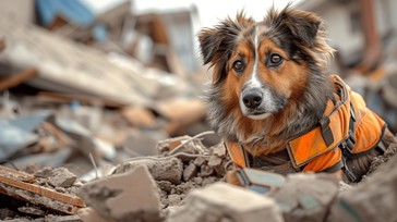 Free Rescue Dog Alert Image - Dog, Rescue, Rubble | Download at StockCake