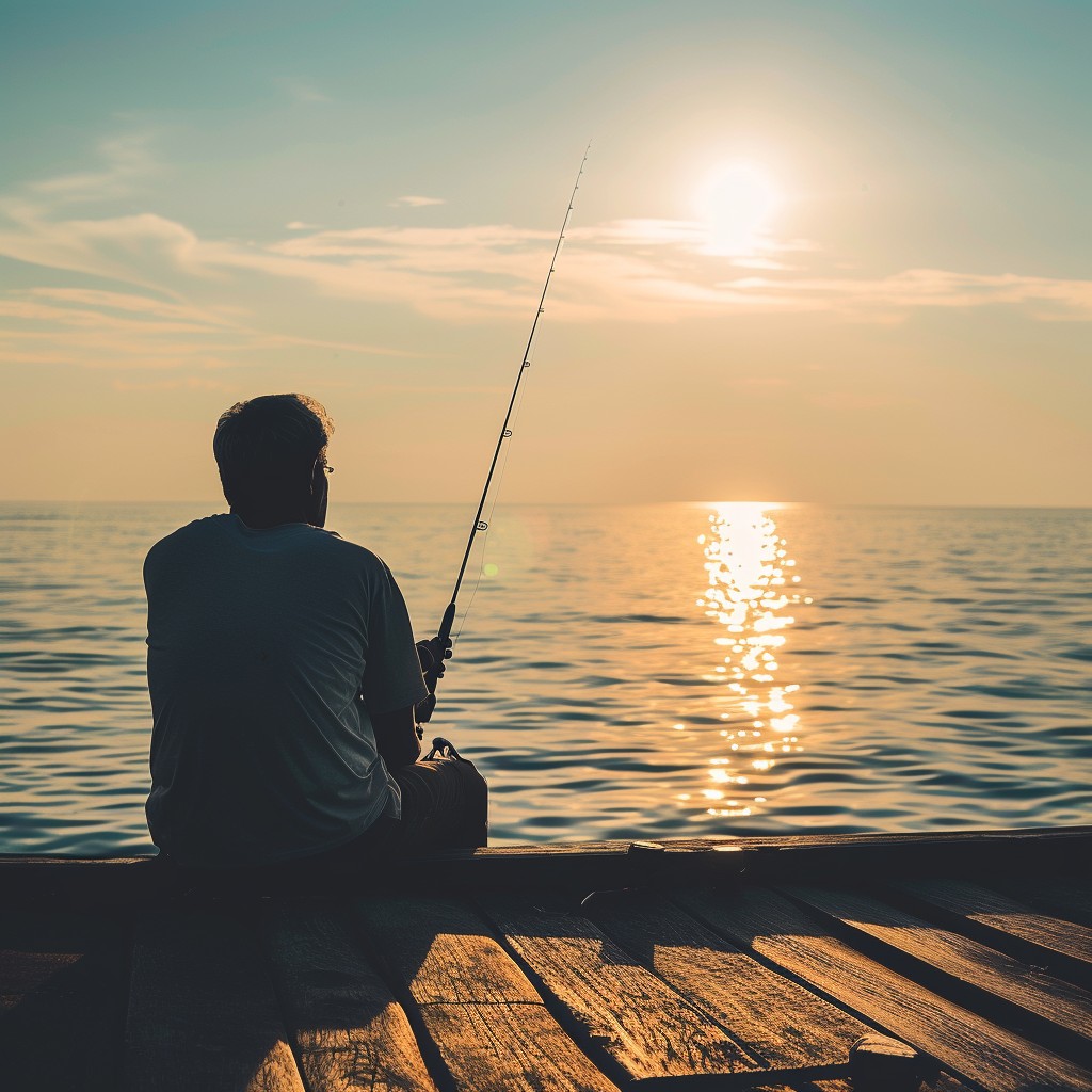 Fishing Visual Free Sunset Fishing Solitude Image - Sunset, Fishing, Solitude ...