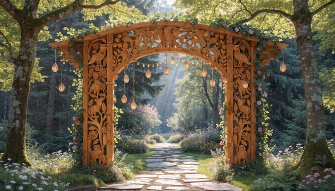 Free Enchanted Forest Gateway Image - Archway, Gateway, Forest ...